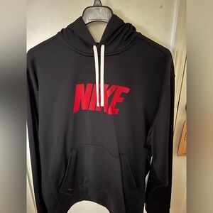 Used 2x Nike hoodie black and red .